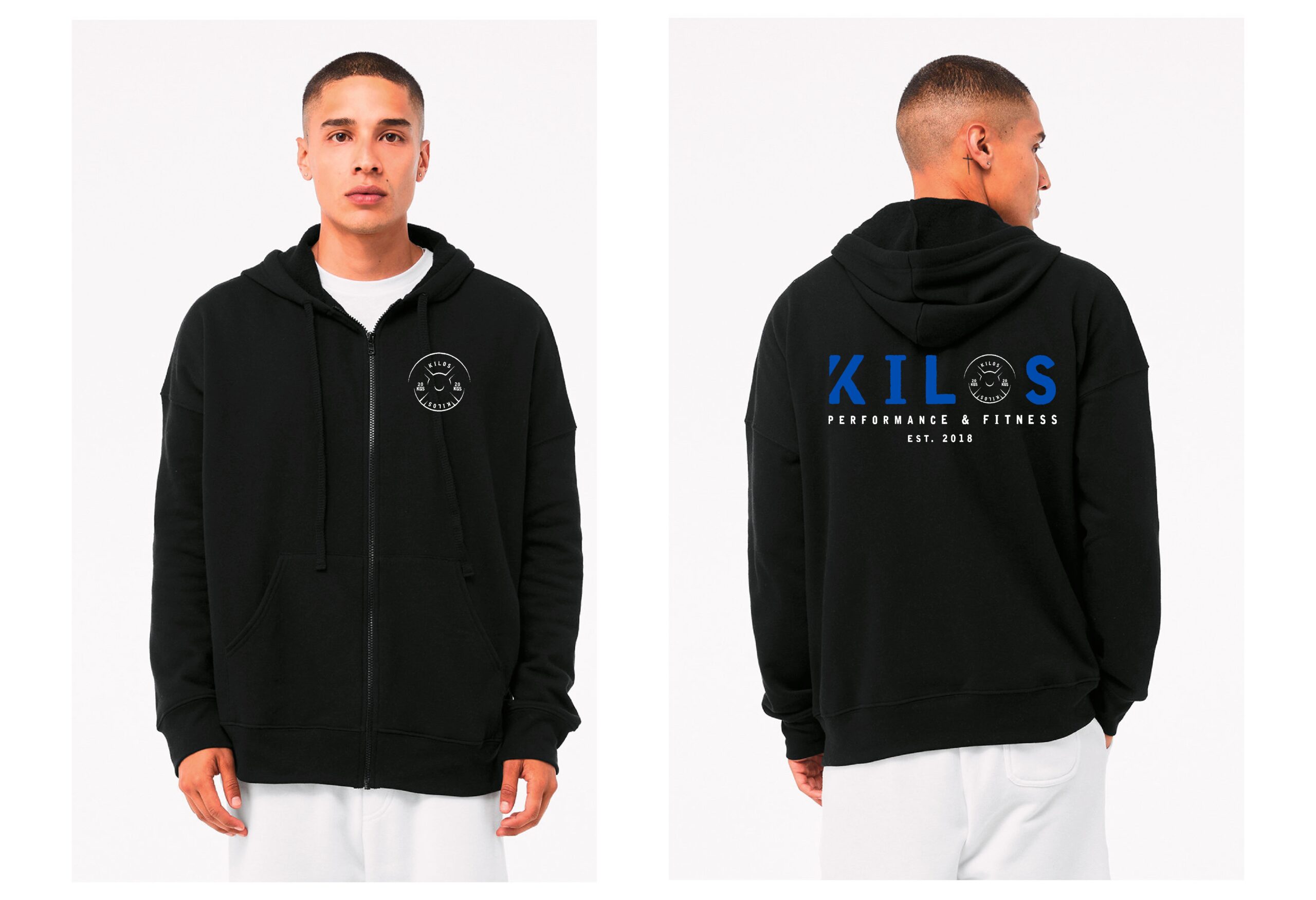 Canvas Unisex Sponge Fleece DTM Full-Zip Hooded Sweatshirt